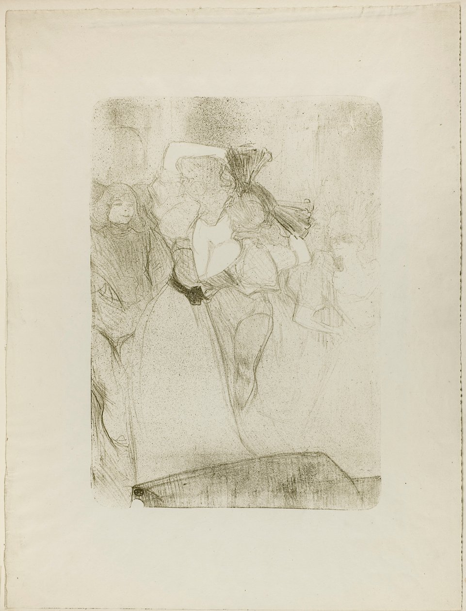 Vue arrière de Lender dansant le boléro dans Chilpéric - Henri de Toulouse-Lautrec