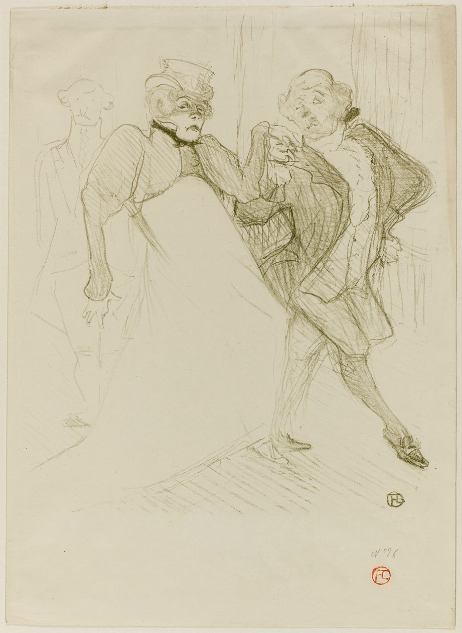 Réjane et Galipaux, dans Madame Sans-Gêne - Henri de Toulouse-Lautrec