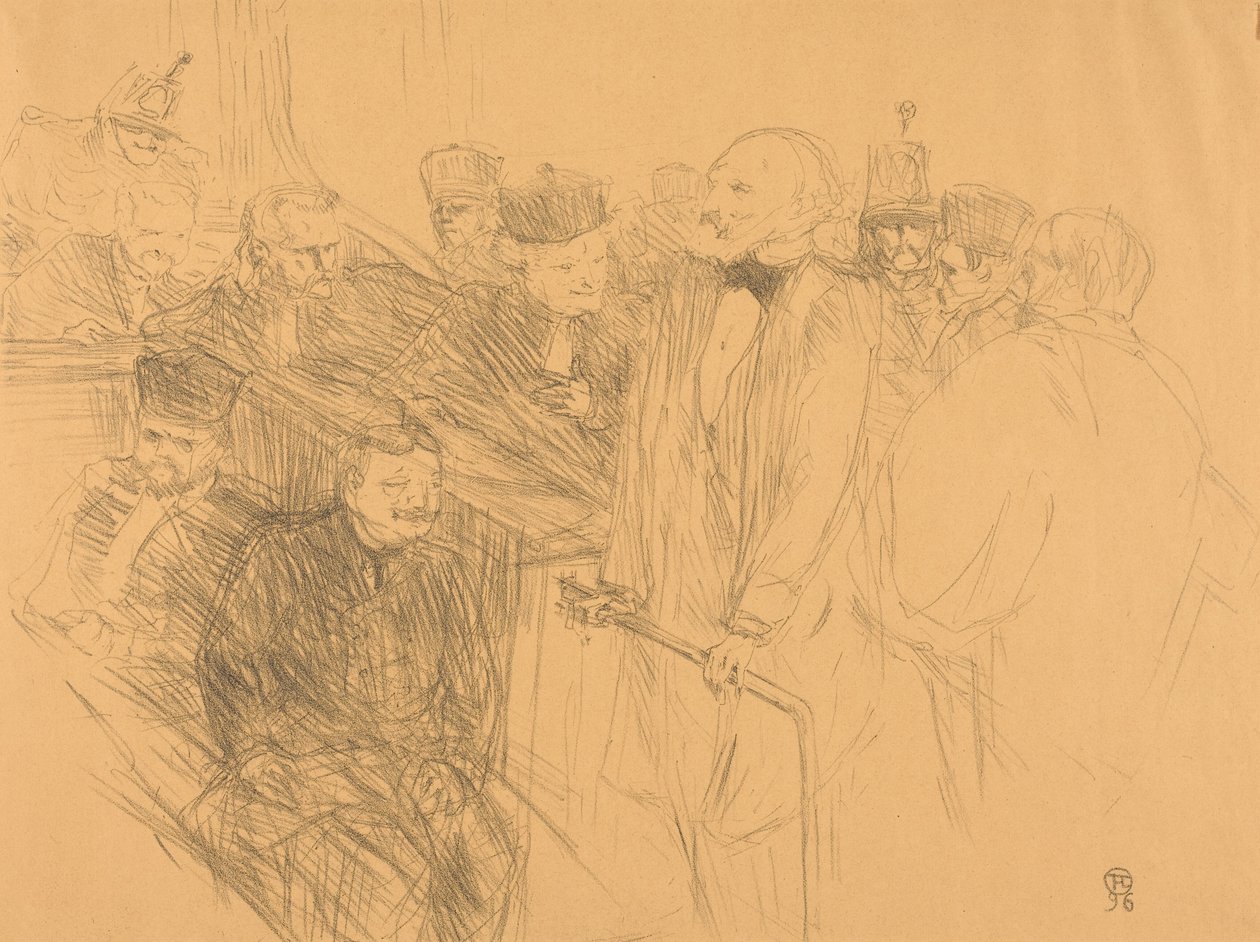 Déposition Ribot - Henri de Toulouse-Lautrec