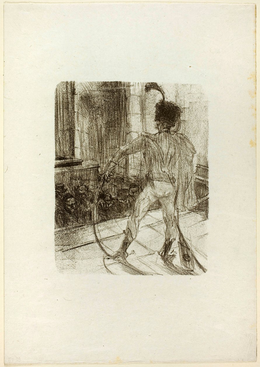 Schlomé Fuss dans la synagogue, de Au Pied du Sinaï - Henri de Toulouse-Lautrec