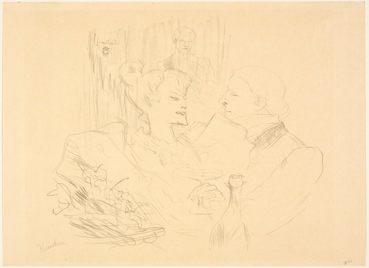 Souper à Londres - Henri de Toulouse-Lautrec