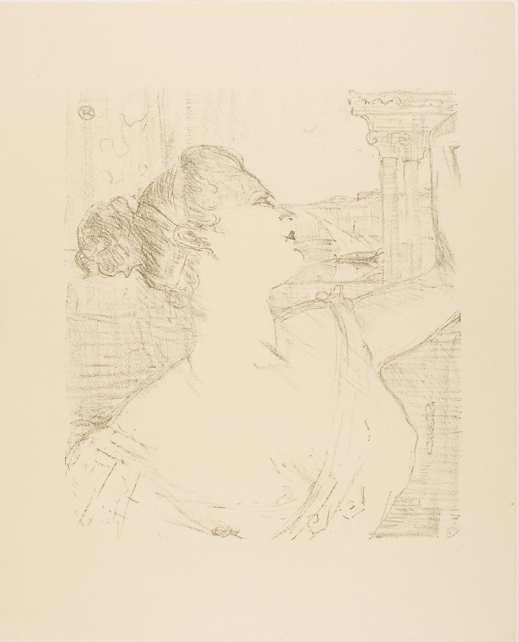 Sybil Sanderson, de Treize Lithographies - Henri de Toulouse-Lautrec