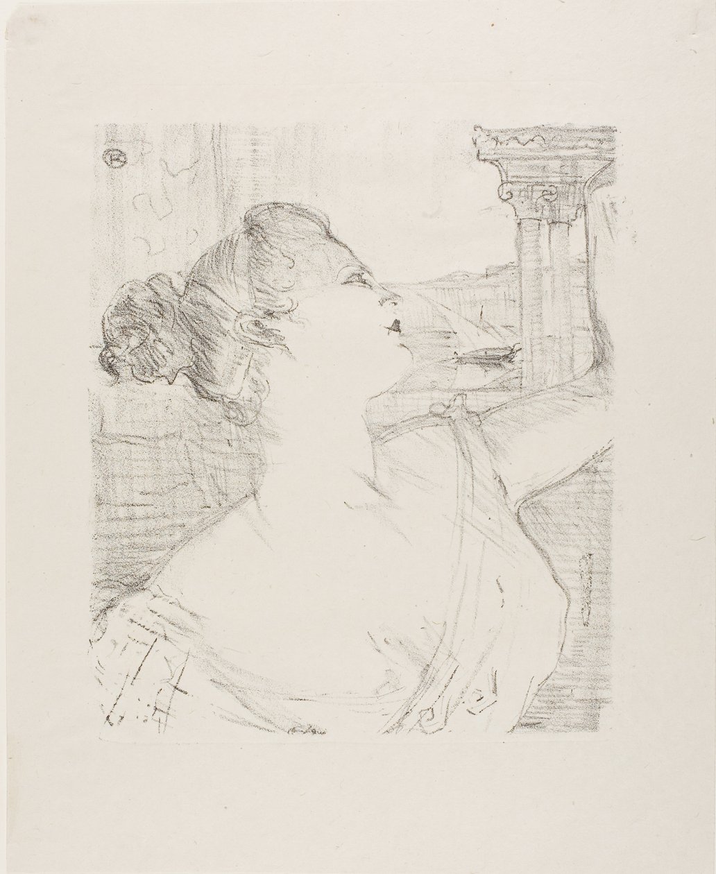 Sybil Sanderson, de Treize Lithographies - Henri de Toulouse-Lautrec