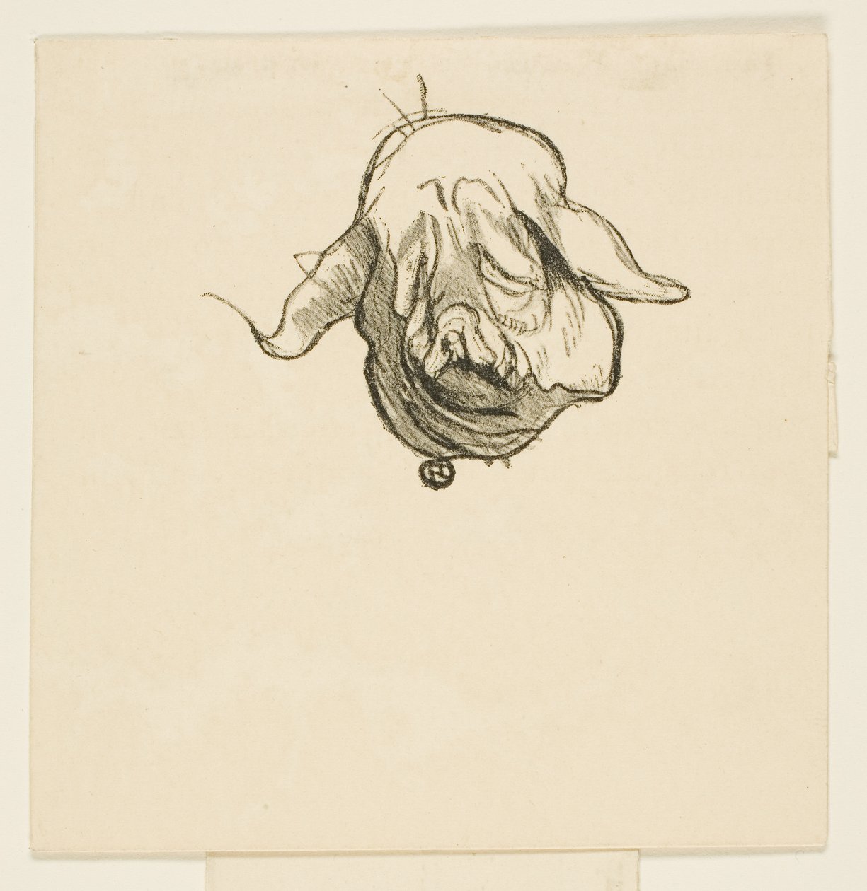 Cul-de-lampe de Au Pied du Sinaï - Henri de Toulouse-Lautrec