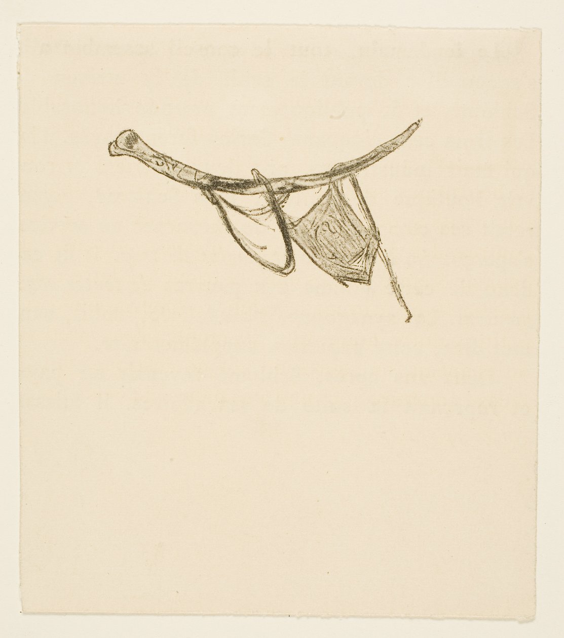 Cul-de-lampe de Au Pied du Sinaï - Henri de Toulouse-Lautrec