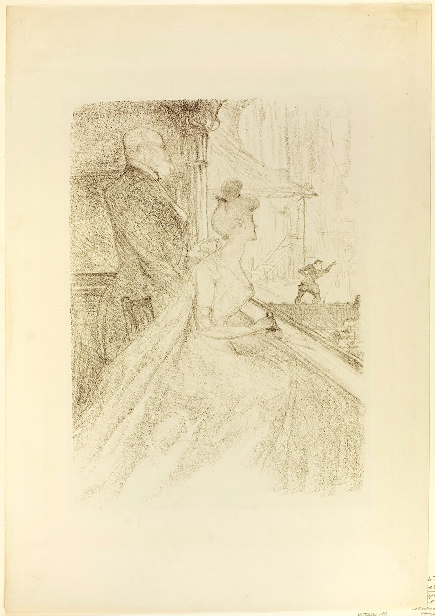 La Boîte, Faust - Henri de Toulouse-Lautrec