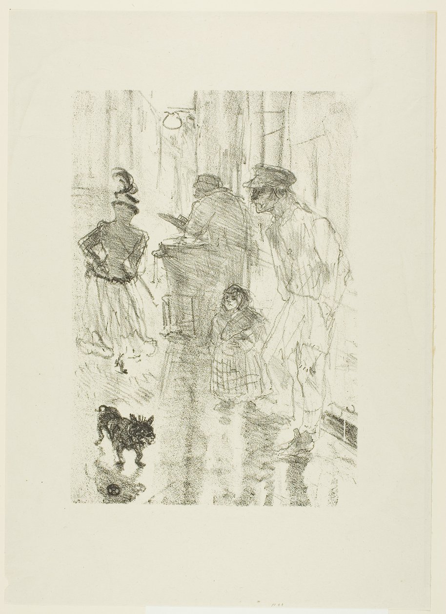 Le vendeur de châtaignes - Henri de Toulouse-Lautrec