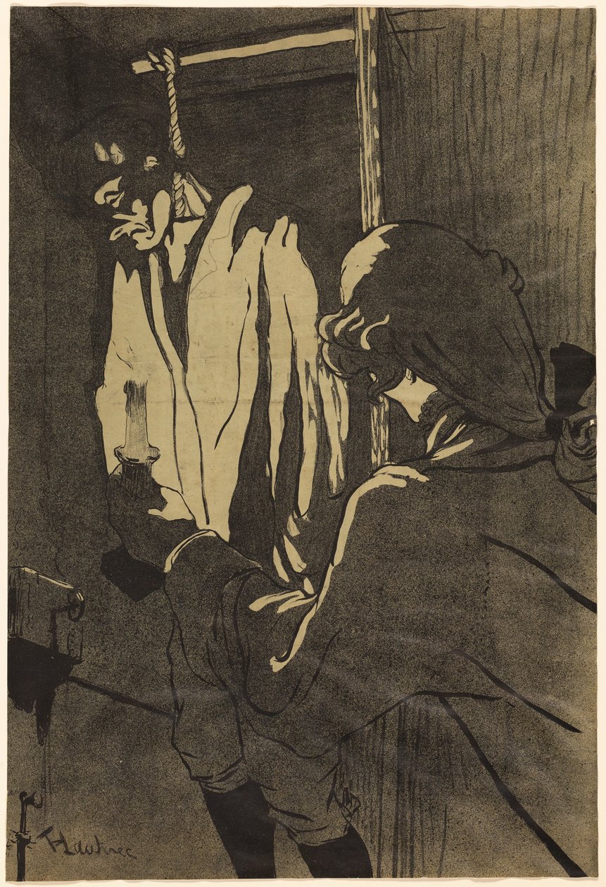 Le pendu - Henri de Toulouse-Lautrec
