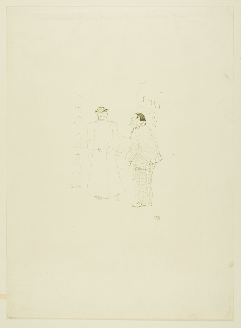 Le chef vendeur chez Jourdan et Brown - Henri de Toulouse-Lautrec