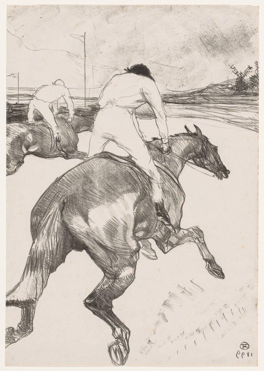 Le jockey - Henri de Toulouse-Lautrec