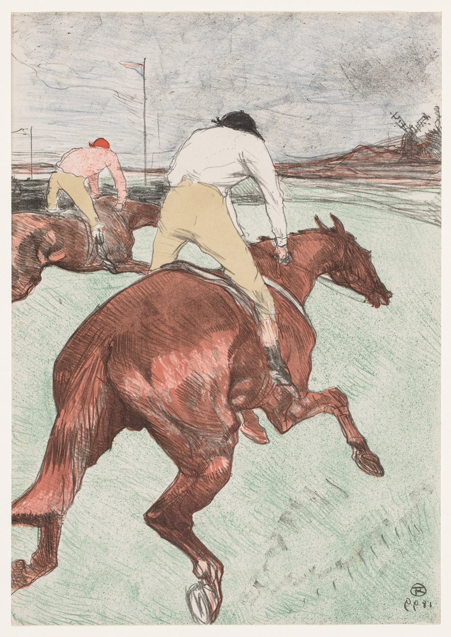 Le jockey - Henri de Toulouse-Lautrec