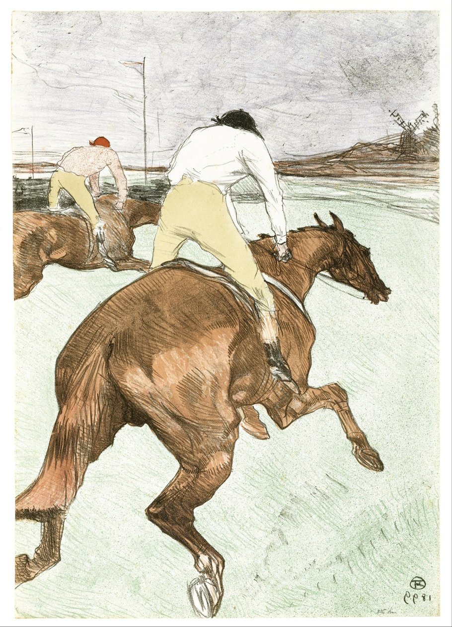 Le Jockey - Henri de Toulouse-Lautrec