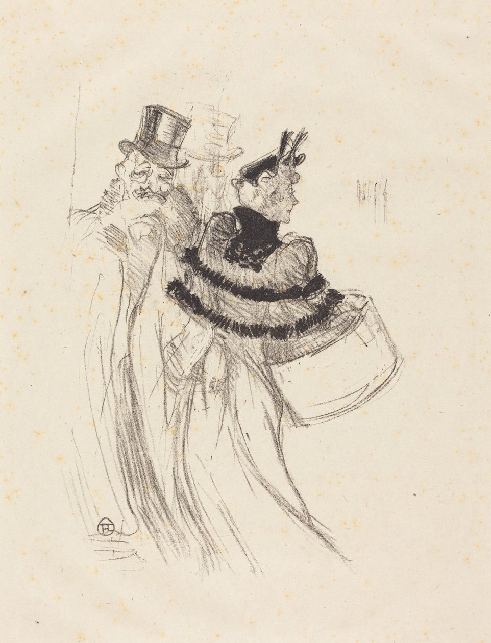 The Old Gentlemen (Les vieux messieurs) - Henri de Toulouse-Lautrec