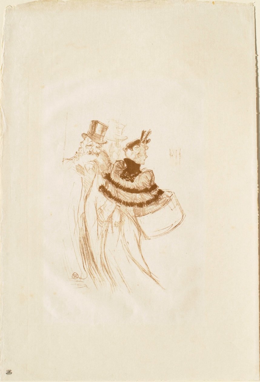 Les vieux messieurs - Henri de Toulouse-Lautrec