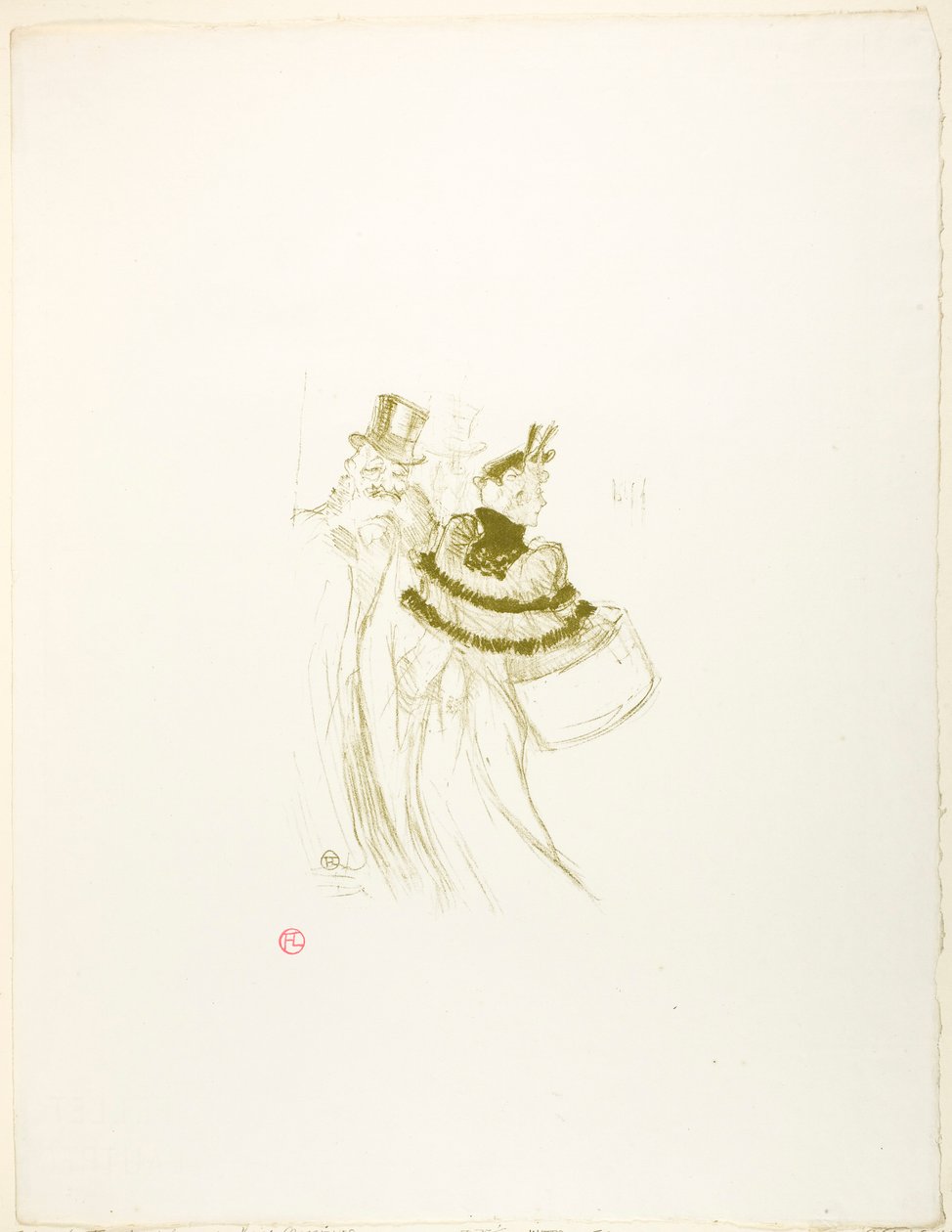 Les vieux messieurs - Henri de Toulouse-Lautrec