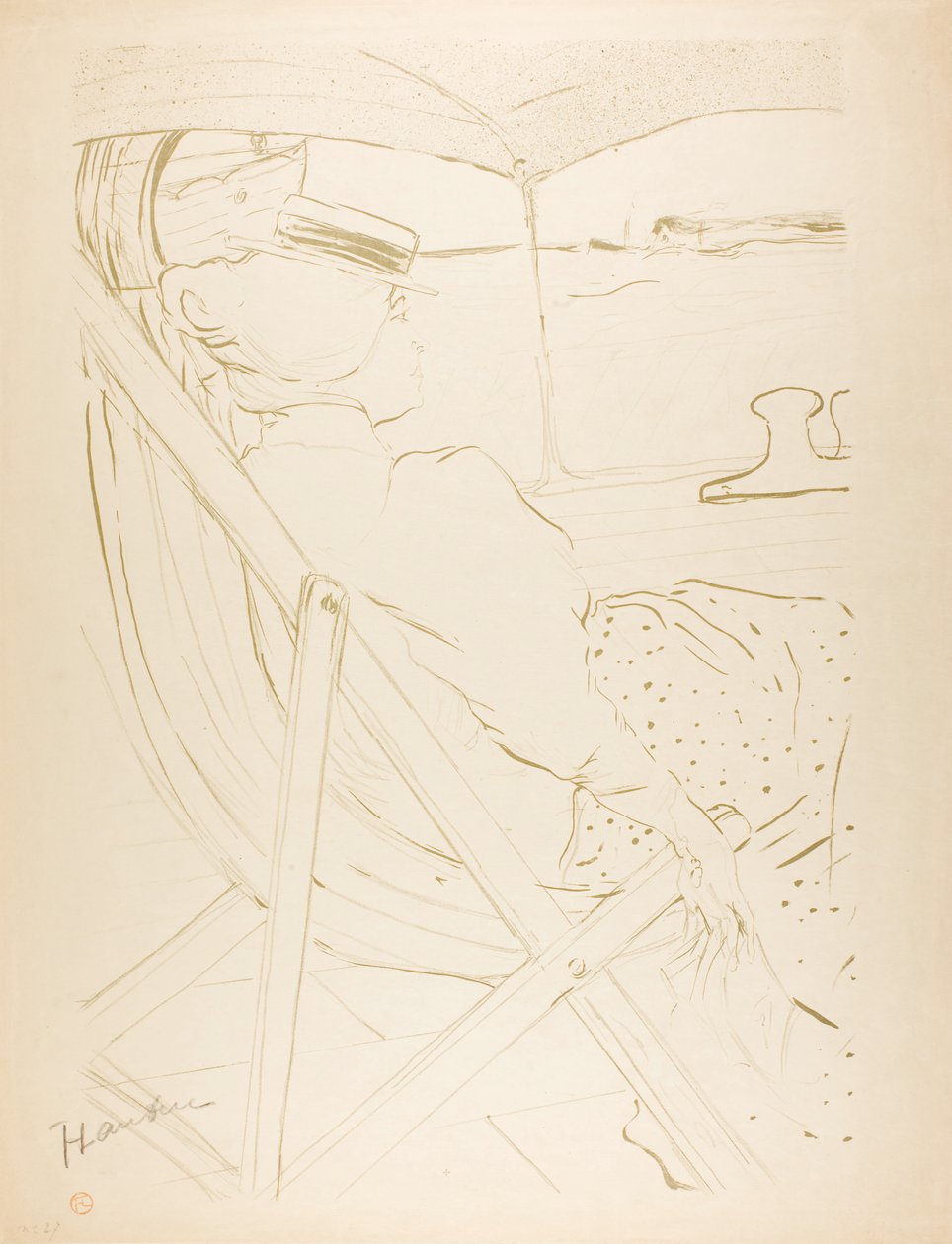 Le passager dans la cabine 54—Une croisière - Henri de Toulouse-Lautrec