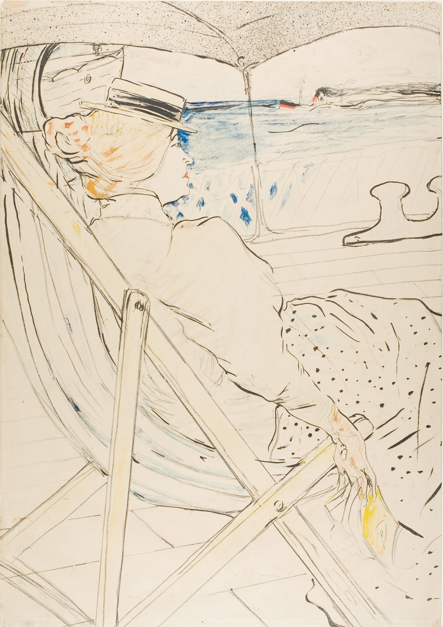 Le Passager dans la Cabine 54—La Croisière - Henri de Toulouse-Lautrec