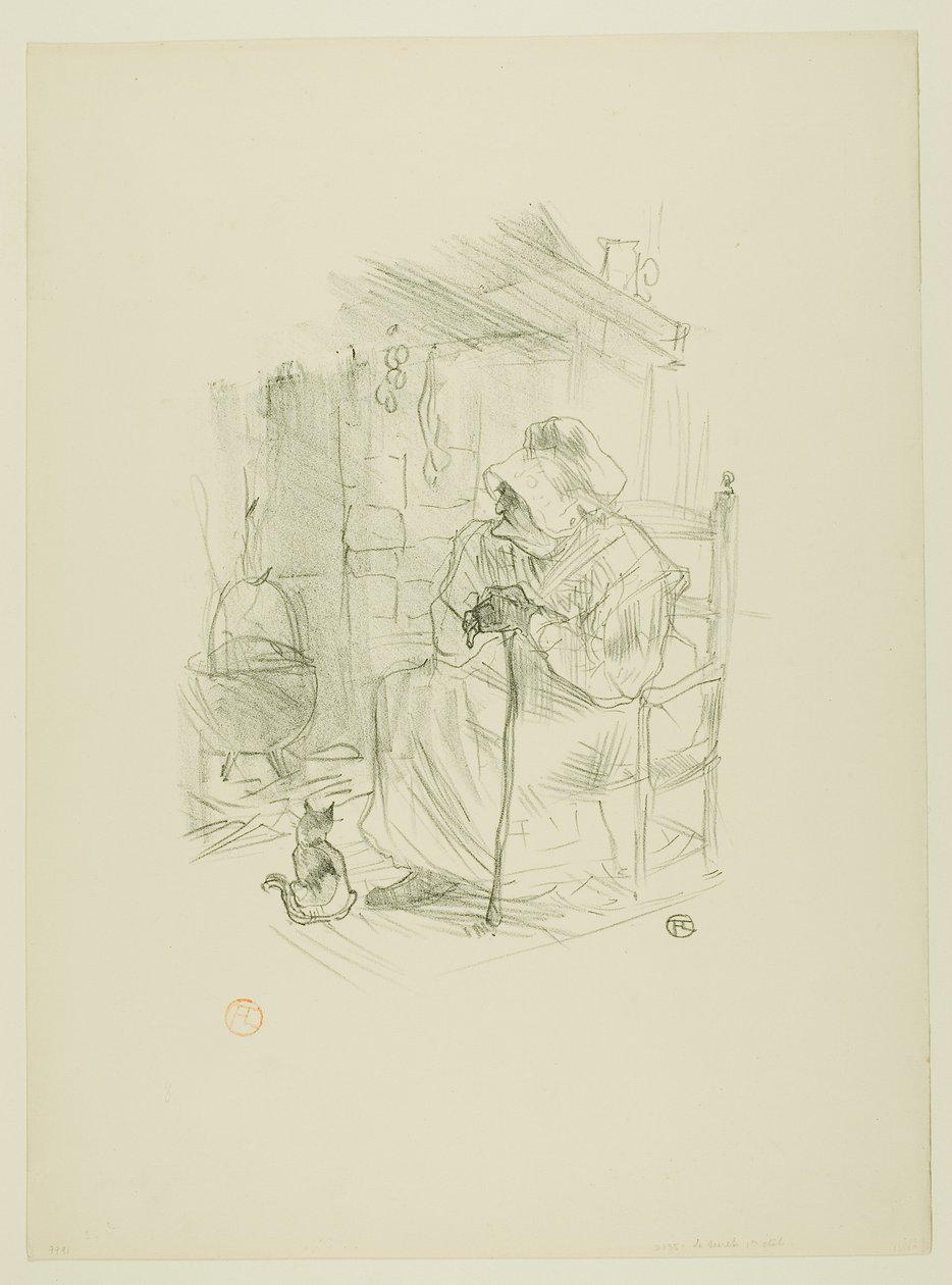 The Secret, from Mélodies de Désiré Dihau - Henri de Toulouse-Lautrec
