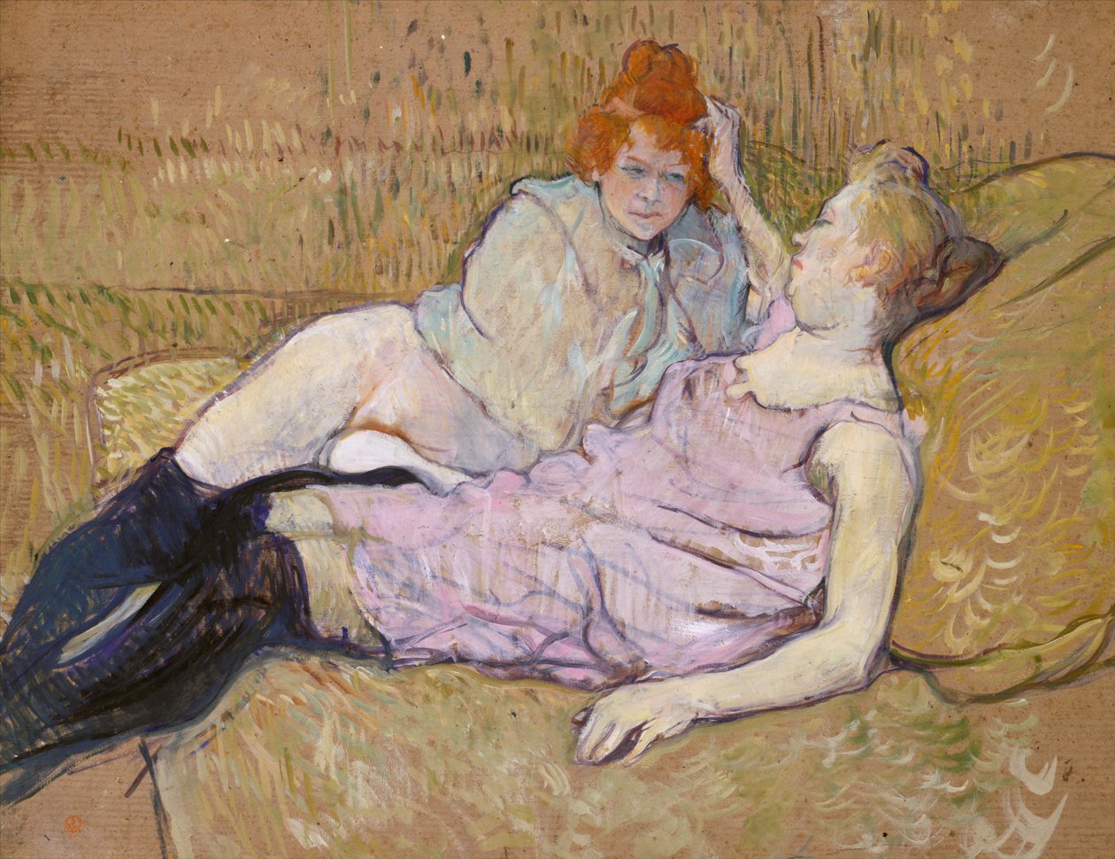 Le canapé - Henri de Toulouse-Lautrec
