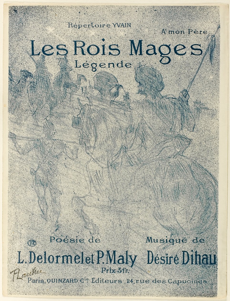 Les trois rois mages - Henri de Toulouse-Lautrec