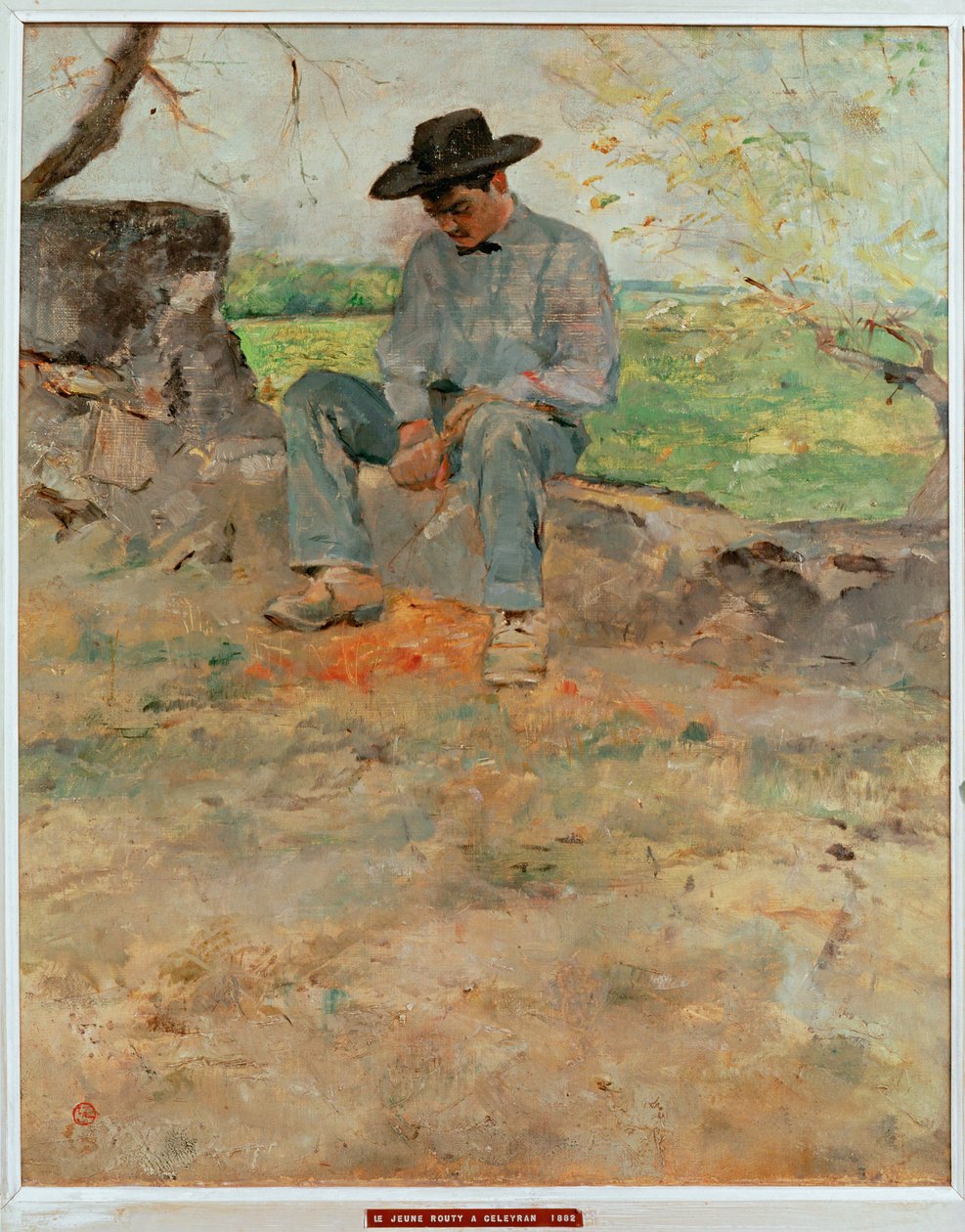 Der junge Routy, ein Bauernjunge, der auf dem Familiengut in Celeyran arbeitete von Henri de Toulouse-Lautrec