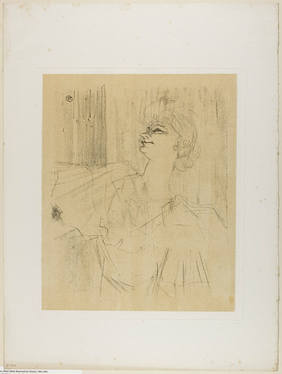 Yvette Guilbert—À Ménilmontant de Bruant, de Yvette Guilbert - Henri de Toulouse-Lautrec