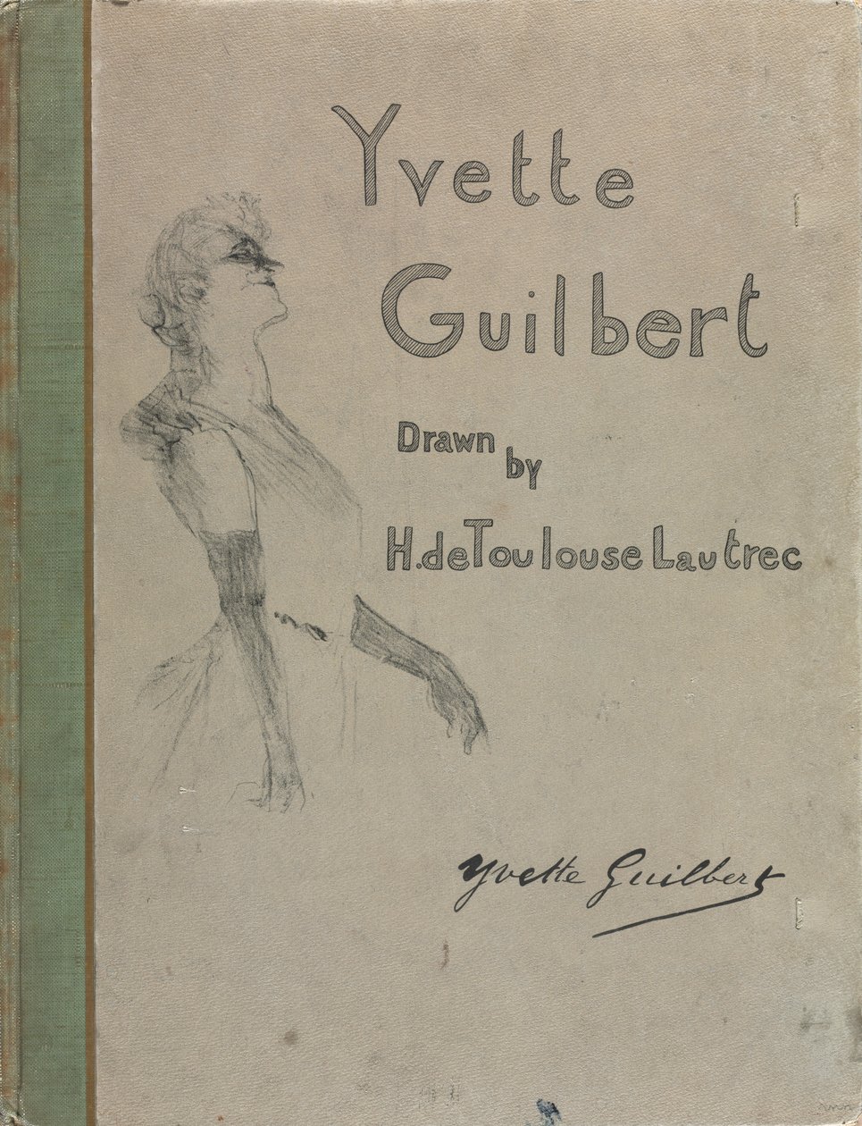 Yvette Guilbert-Série anglaise - Henri de Toulouse-Lautrec