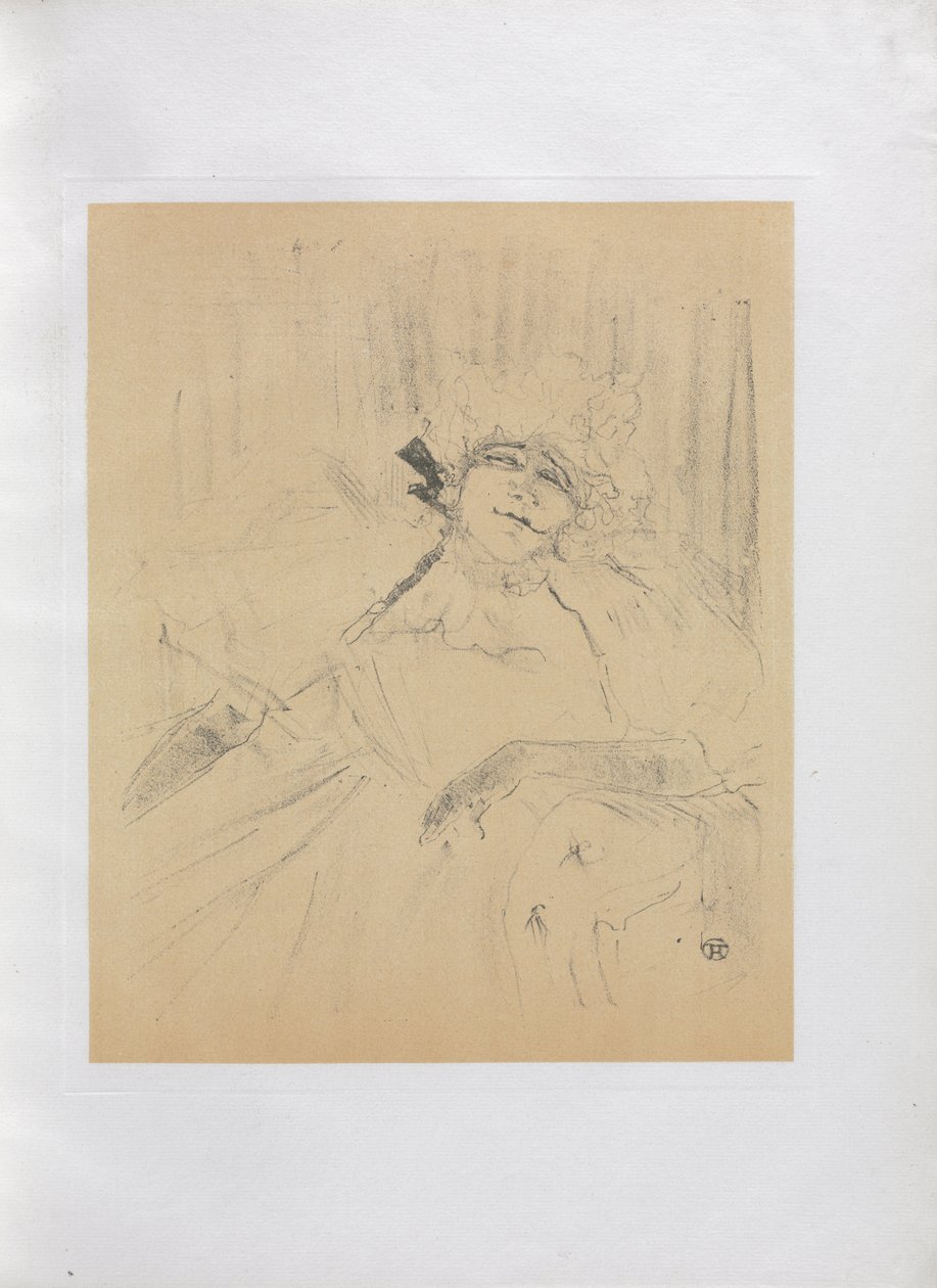 Yvette Guilbert-Série anglaise: Chanson ancienne - Henri de Toulouse-Lautrec