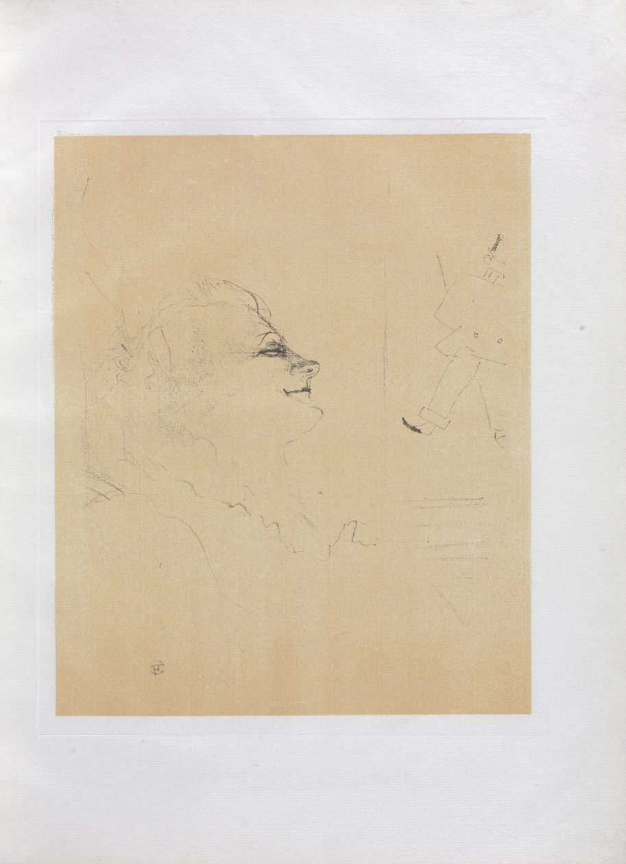 Yvette Guilbert-Série anglaise: Pessima - Henri de Toulouse-Lautrec