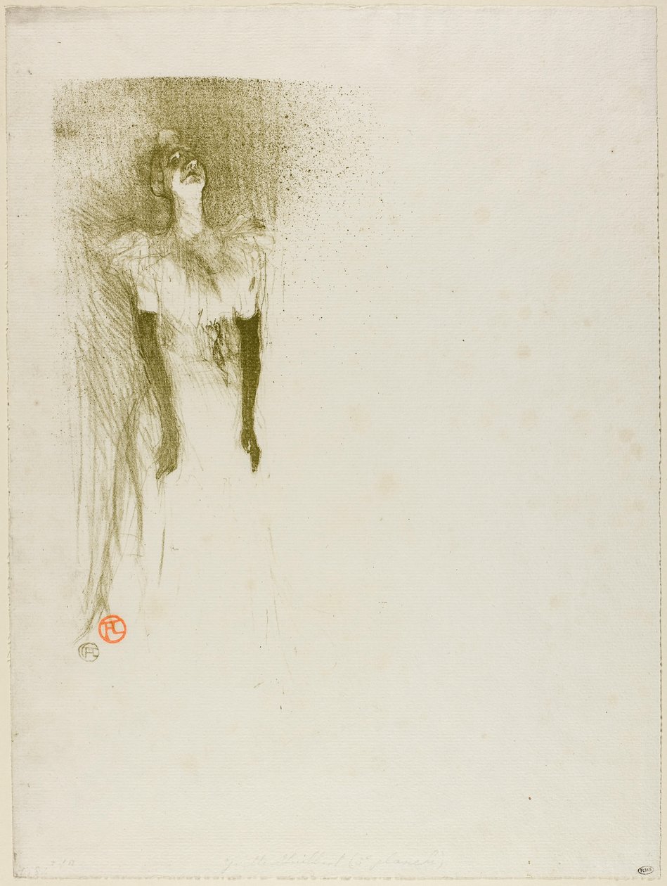 Yvette Guilbert - Henri de Toulouse-Lautrec