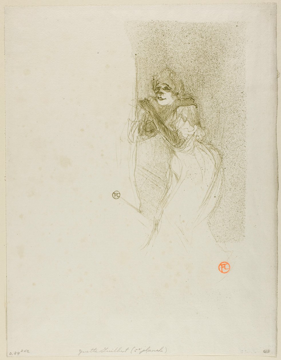 Yvette Guilbert - Henri de Toulouse-Lautrec