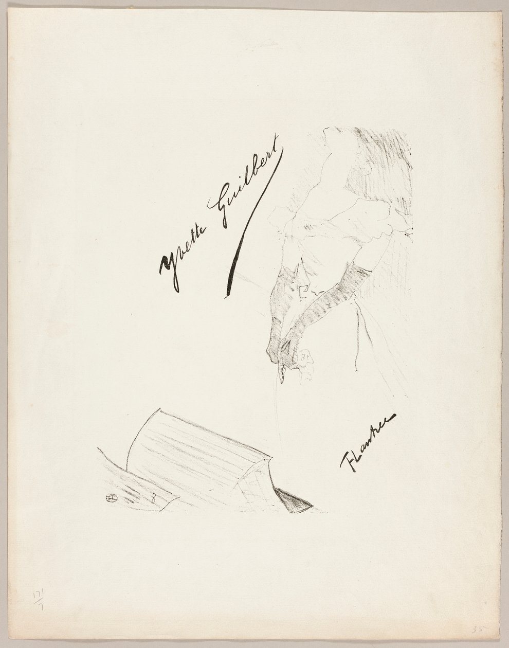 Yvette Guilbert - Henri de Toulouse-Lautrec