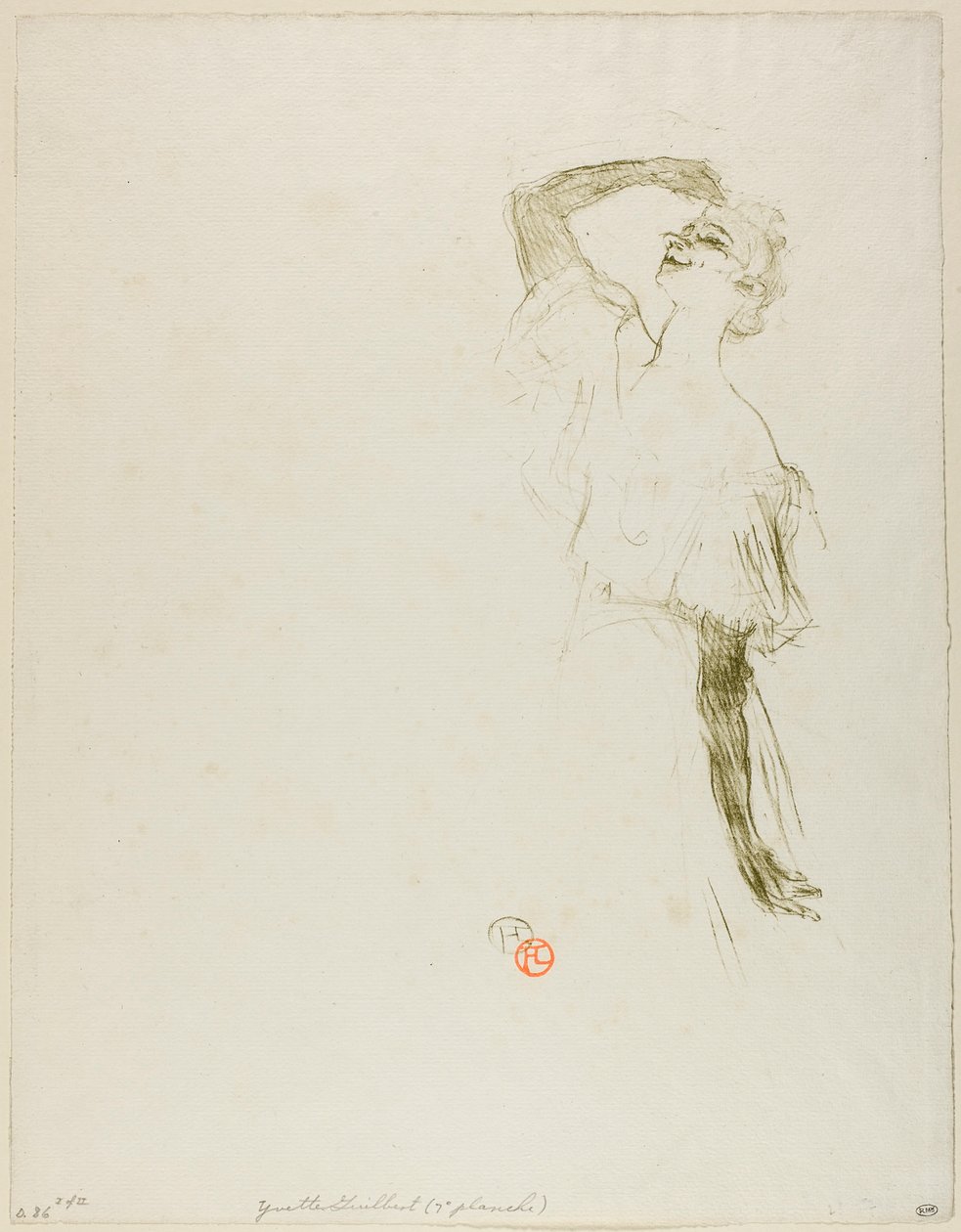 Yvette Guilbert - Henri de Toulouse-Lautrec