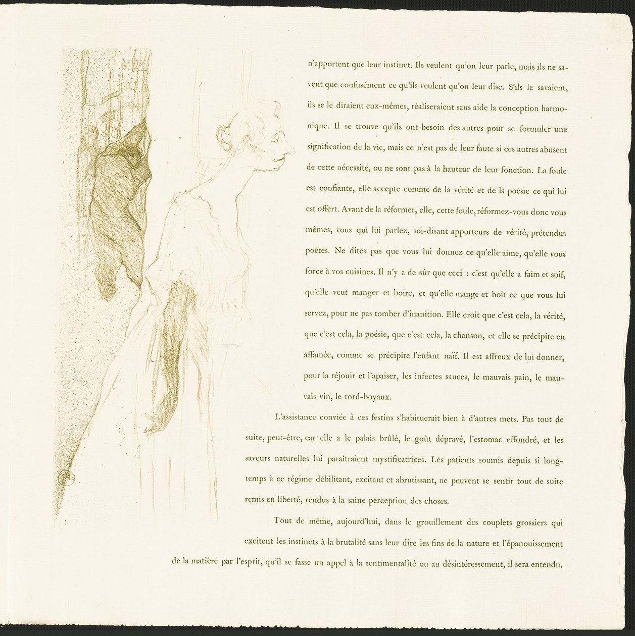 Yvette Guilbert - Henri de Toulouse-Lautrec