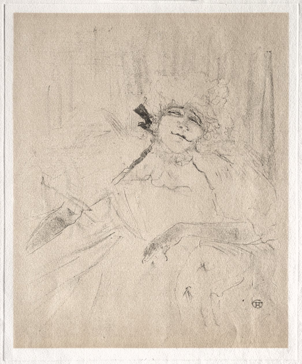 Yvette Guilbert : Chanson ancienne - Henri de Toulouse-Lautrec