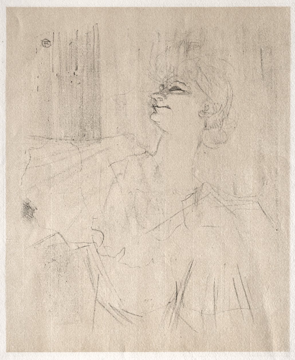 Yvette Guilbert : à Ménilmontant, de Bruant - Henri de Toulouse-Lautrec