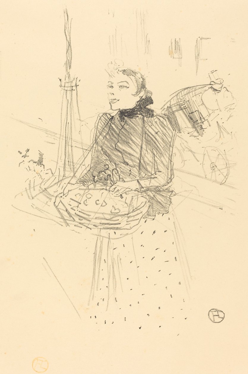 Achetez mes belles violettes, 1895 - Henri de Toulouse Lautrec
