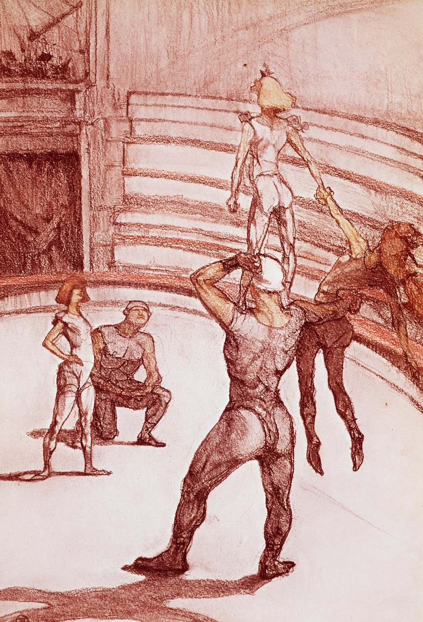 Acrobates - Henri de Toulouse Lautrec