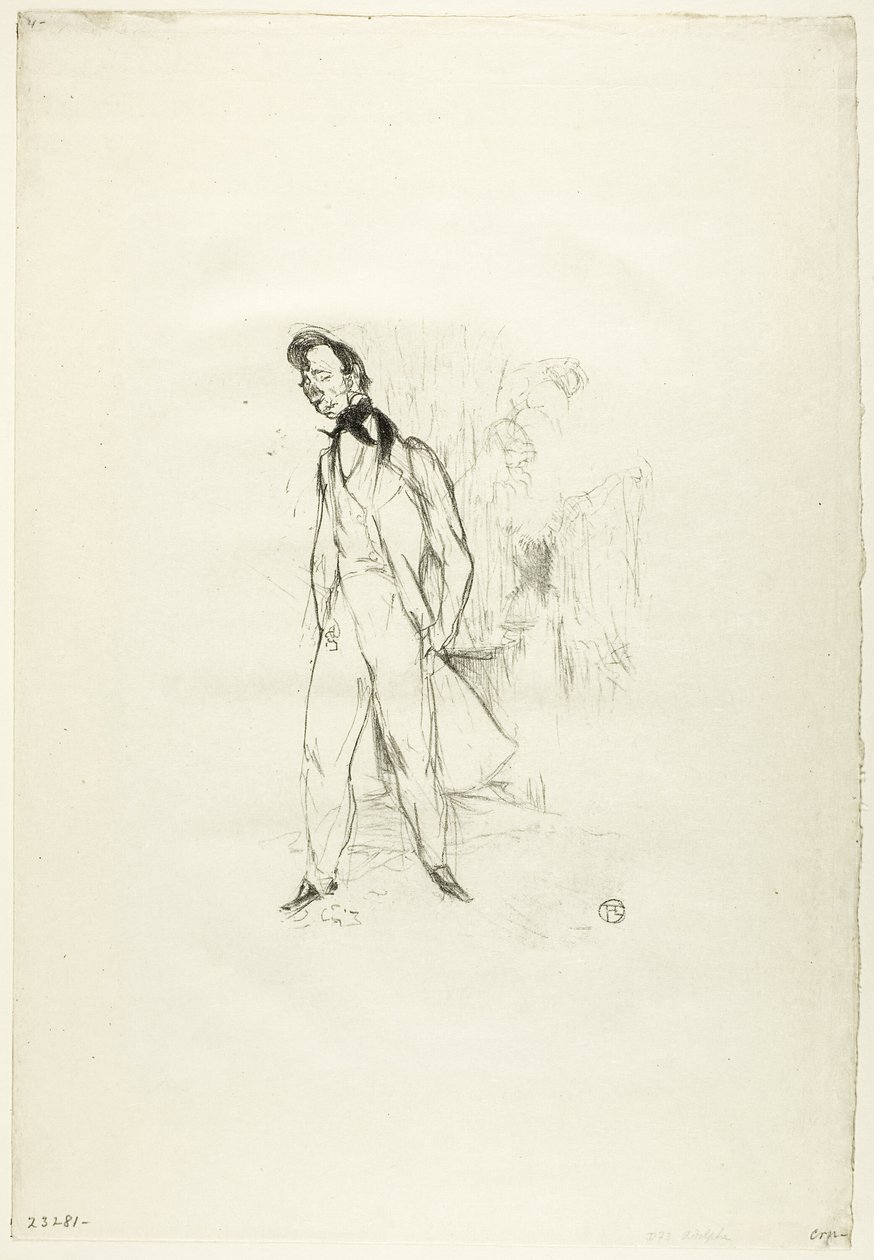 Adolphe ou Le Jeune Homme Triste - Henri de Toulouse Lautrec
