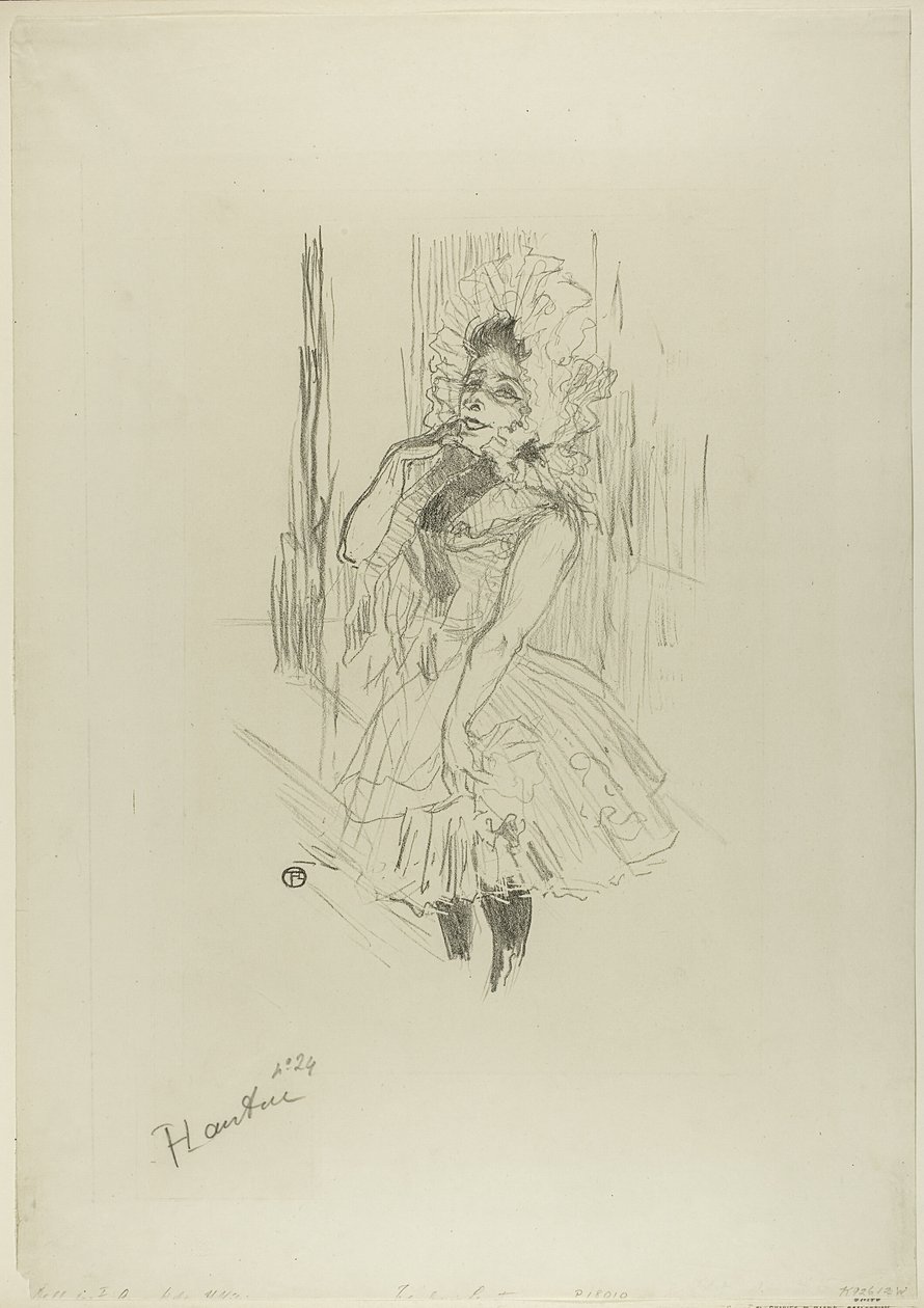 Anna Held, dans Toutes ces Dames au Théâtre - Henri de Toulouse Lautrec