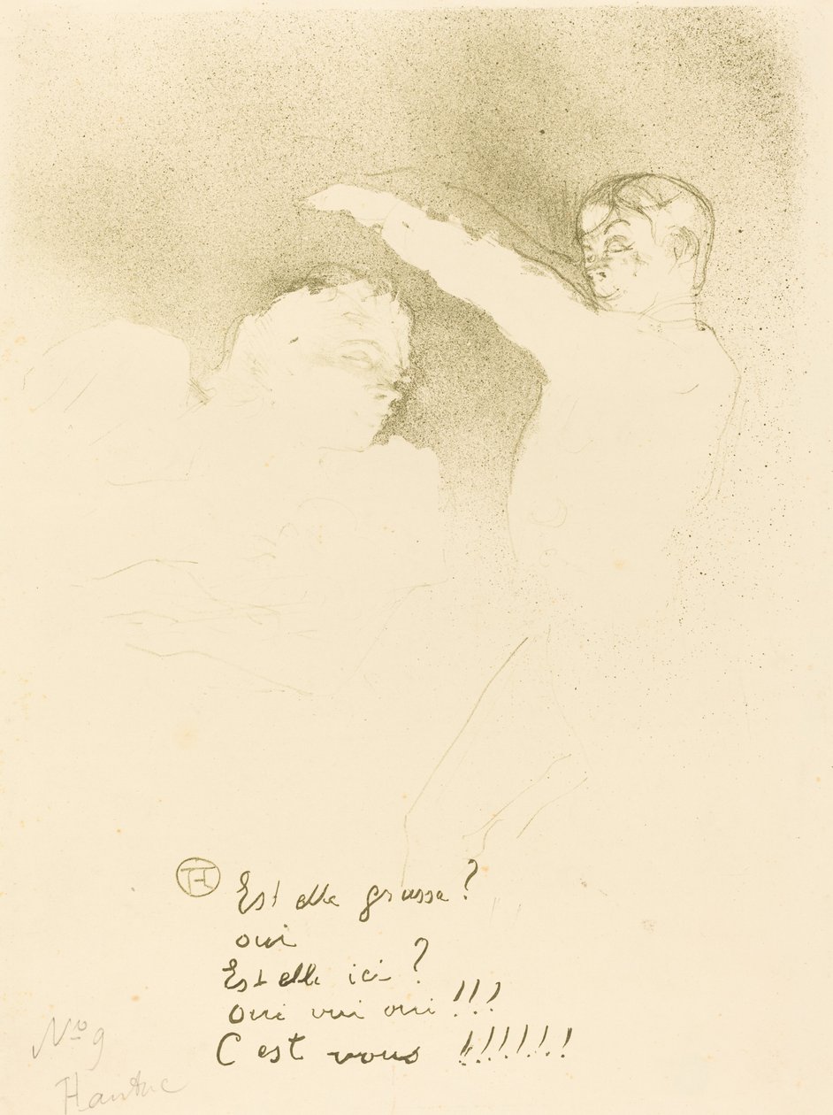 Aux variétés : Mlle. Lender et Brasseur, 1893 - Henri de Toulouse Lautrec