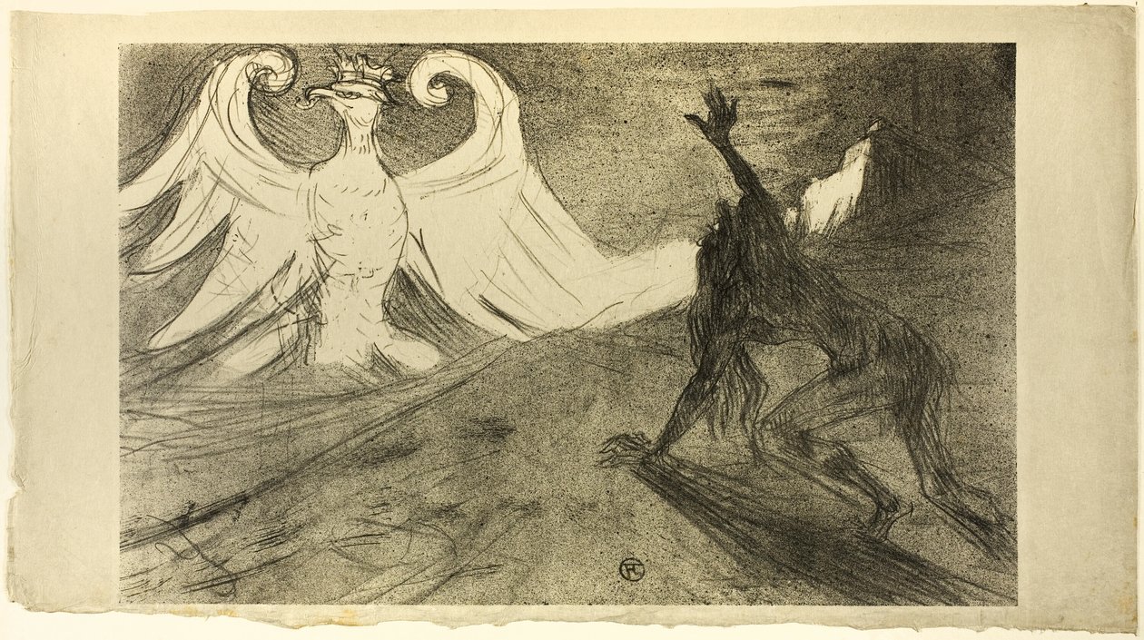 Au Pied du Sinaï, Couverture Rejetée - Henri de Toulouse Lautrec