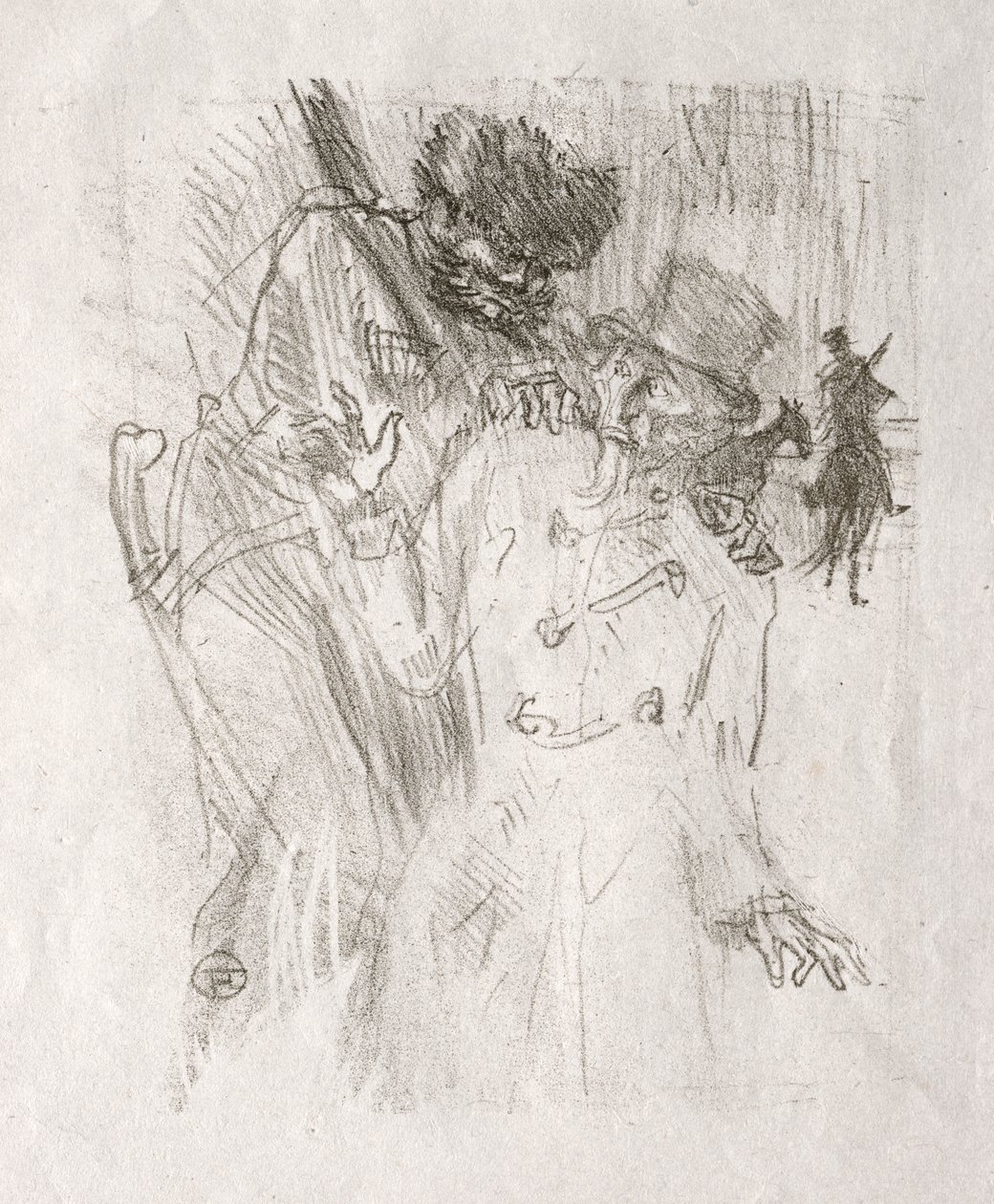 Au pied du Sinaï : Arrestation de Schlomé Fuss - Henri de Toulouse Lautrec