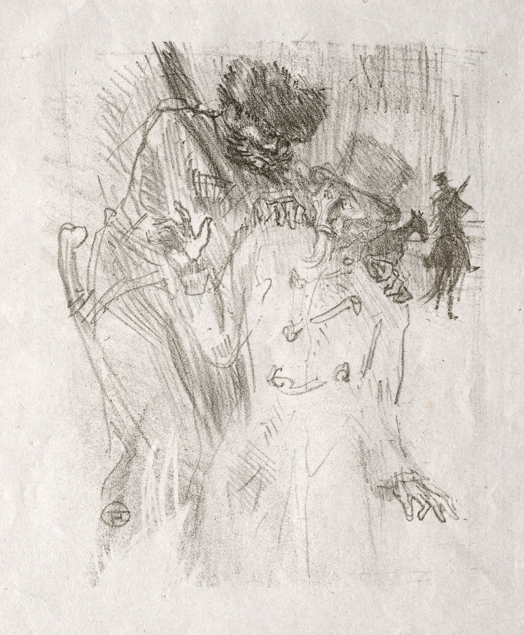 Au pied du Sinaï : Arrestation de Schlomé Fuss, 1898 - Henri de Toulouse Lautrec
