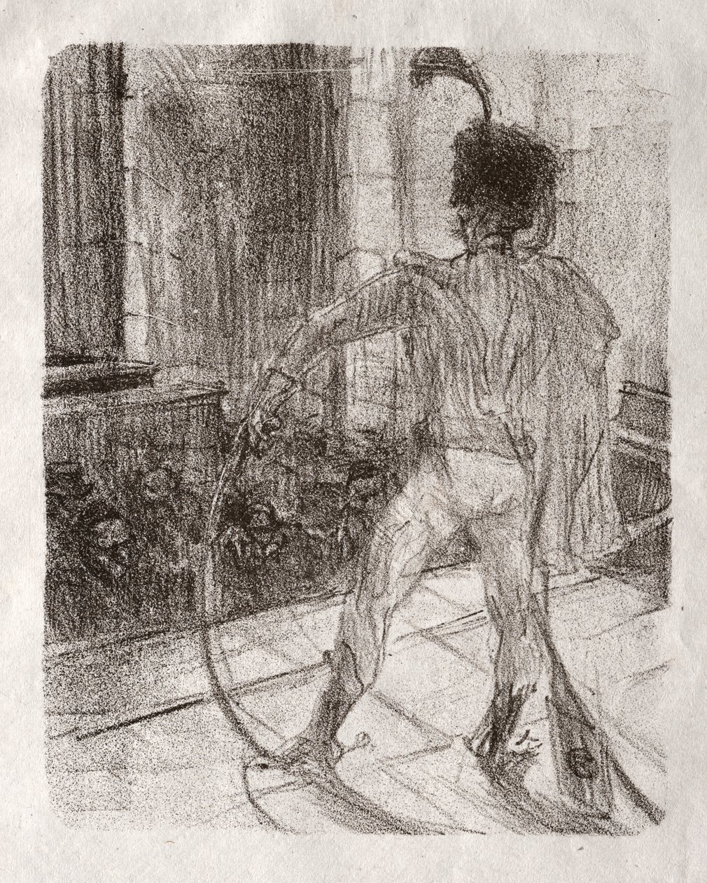 Au pied du Sinaï : Schlomé Fuss à la synagogue - Henri de Toulouse Lautrec