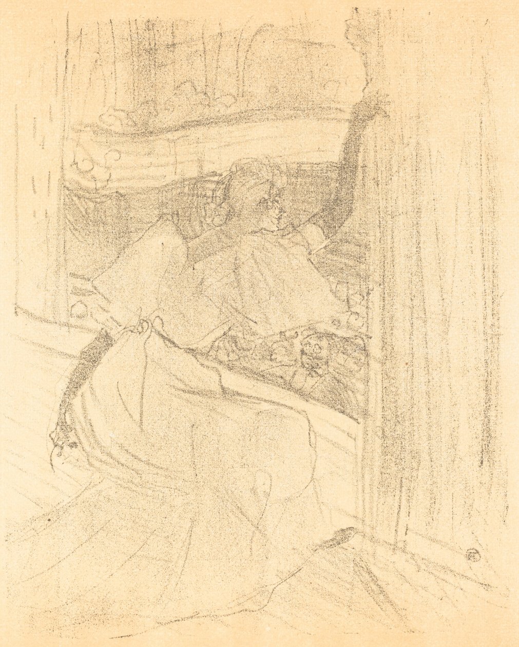 Saluant le public - Henri de Toulouse Lautrec