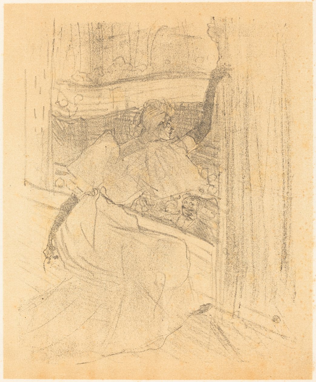 Saluant le public - Henri de Toulouse-Lautrec