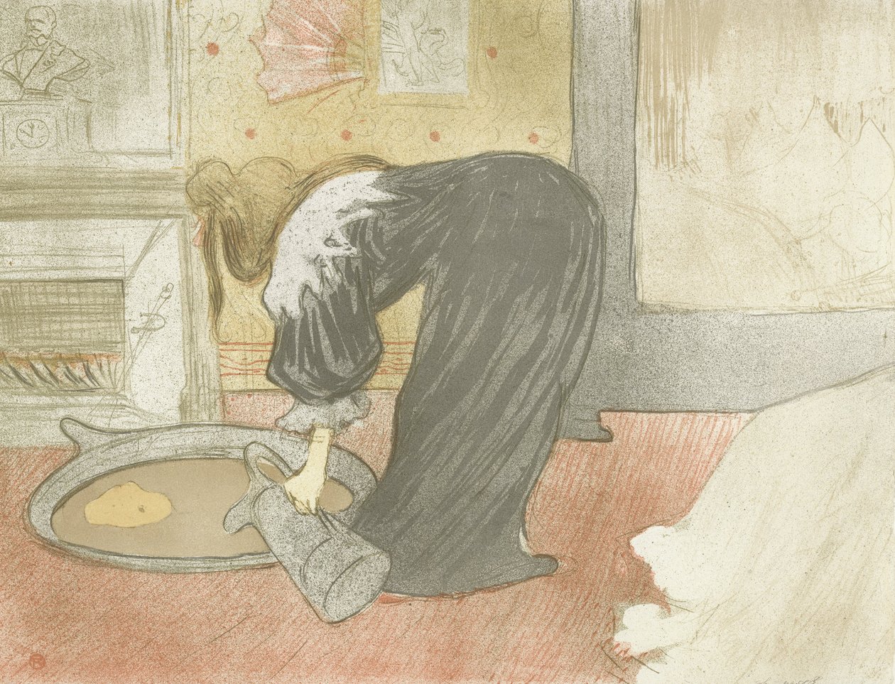 Elles : Femme à la baignoire - Henri de Toulouse-Lautrec