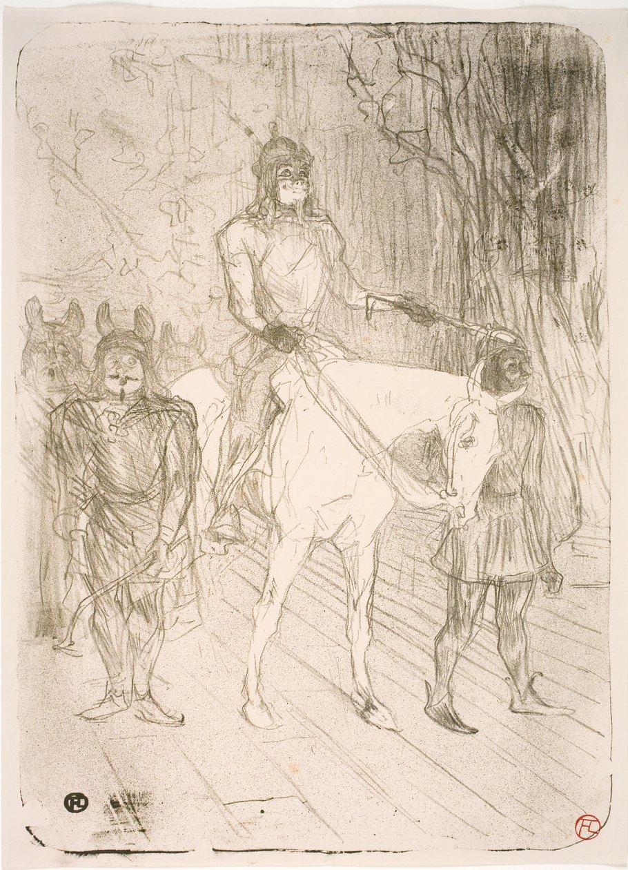 Entrée de Brasseur, dans Chilpéric - Henri de Toulouse Lautrec