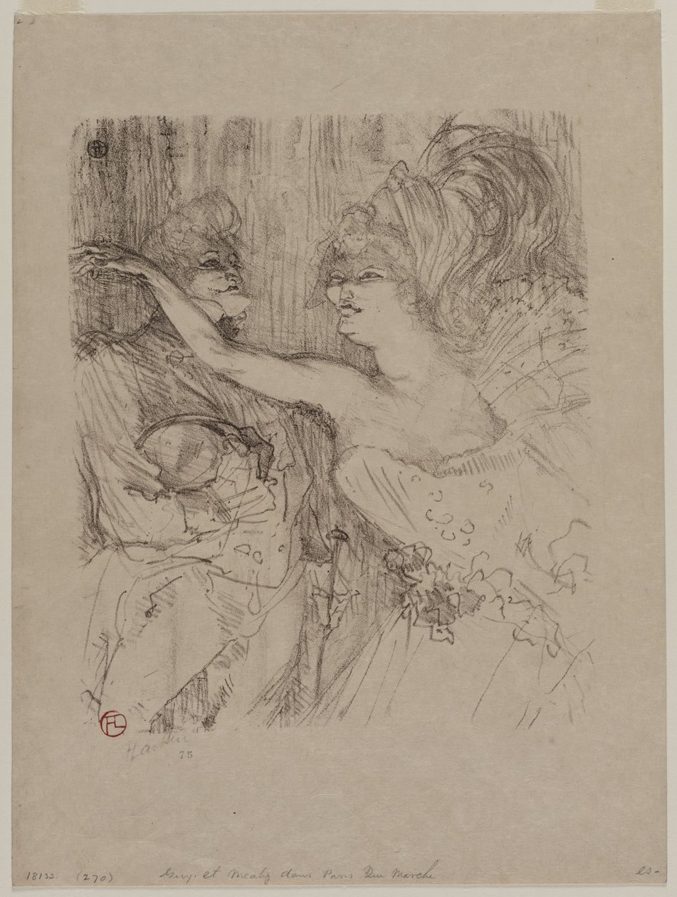 Guy et Mealy, dans Paris qui Marche, 1898 - Henri de Toulouse Lautrec
